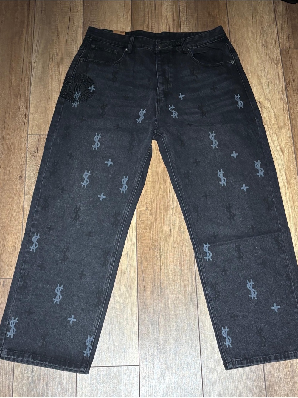 Ksubi Van Winkle Hunter Black Straight Leg Jeans Brand New Mens Waist Size W36